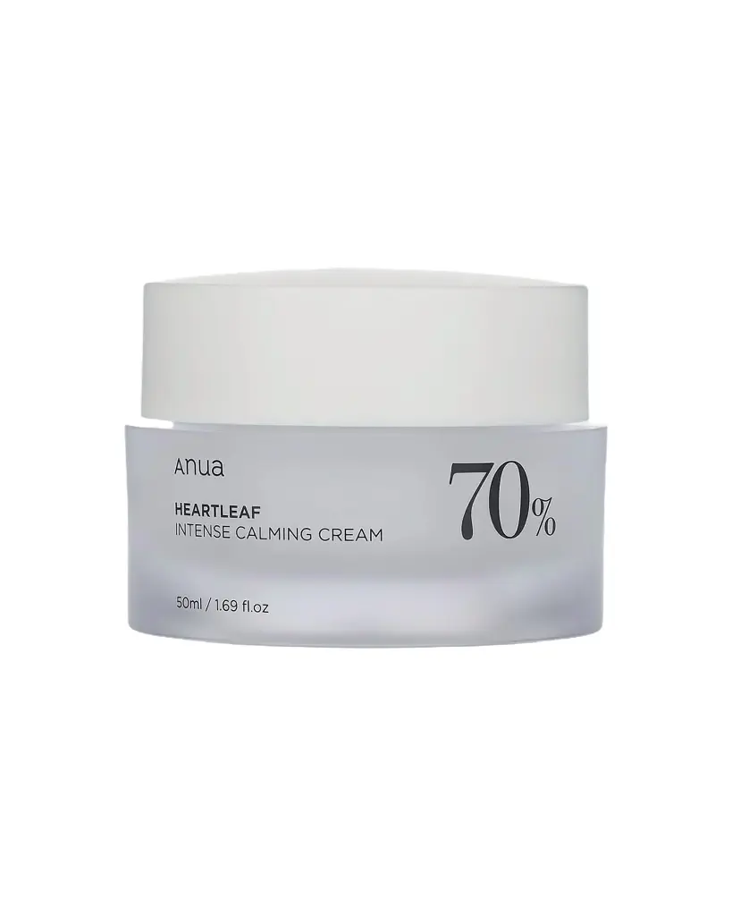 ANUA, Crema calmante intensa al 70% de Heartleaf para reducir la irritación de la piel, 50 ml