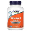 NOW Foods, Aceite de pescado con omega-3, 1000 mg, 180 EPA/120 DHA, 90 cápsulas blandas