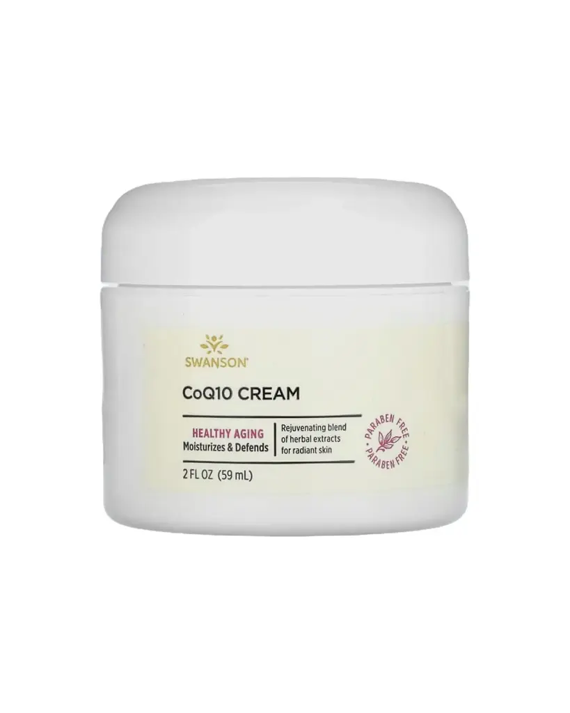 Swanson, Crema hidrata y rejuvenece tu piel con CoQ10, 59 ml