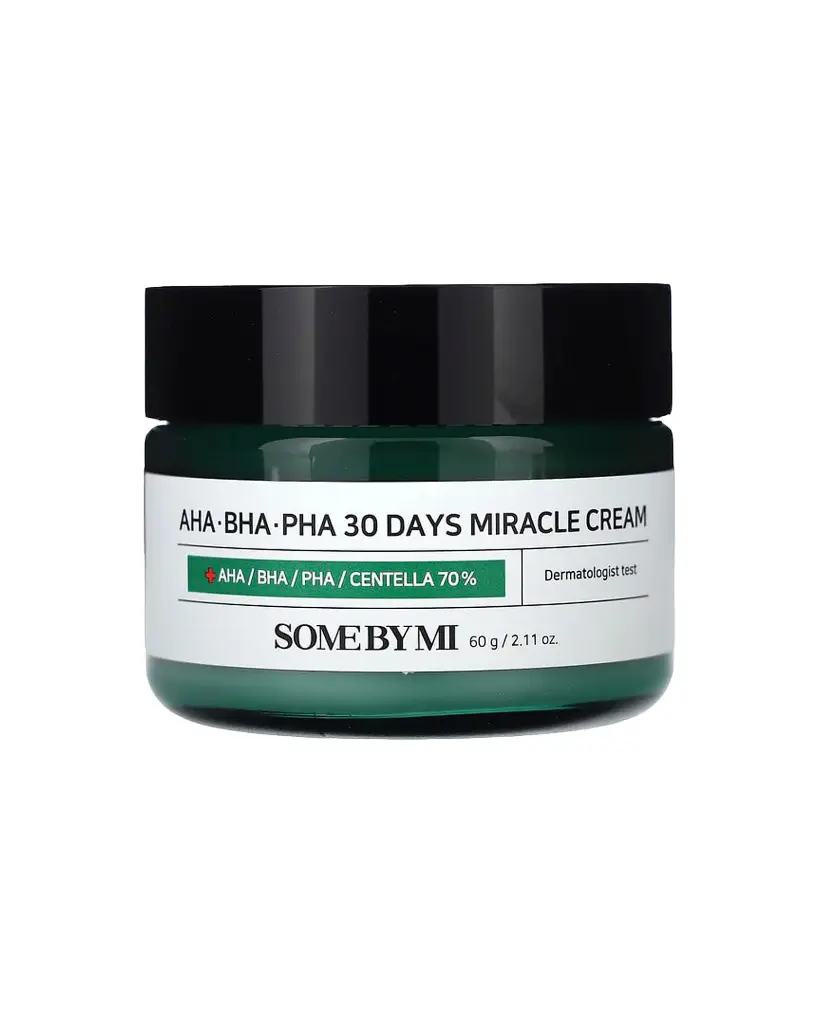 SOME BY MI, Crema con AHA, BHA y PHA que exfolia, ilumina y mejora la textura de la piel 60 g