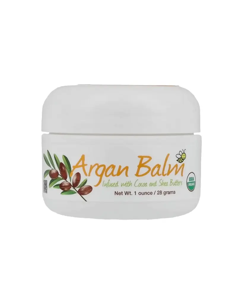 Sierra Bees, Bálsamo hidratante de argán con manteca de cacao y de karité para tu piel, 28 g