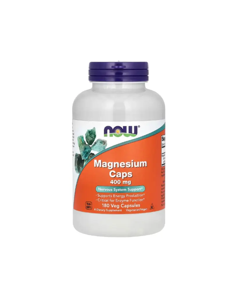 [A0104] Now Foods, Magnesio en cápsulas, 400 mg, 180 cápsulas vegetales