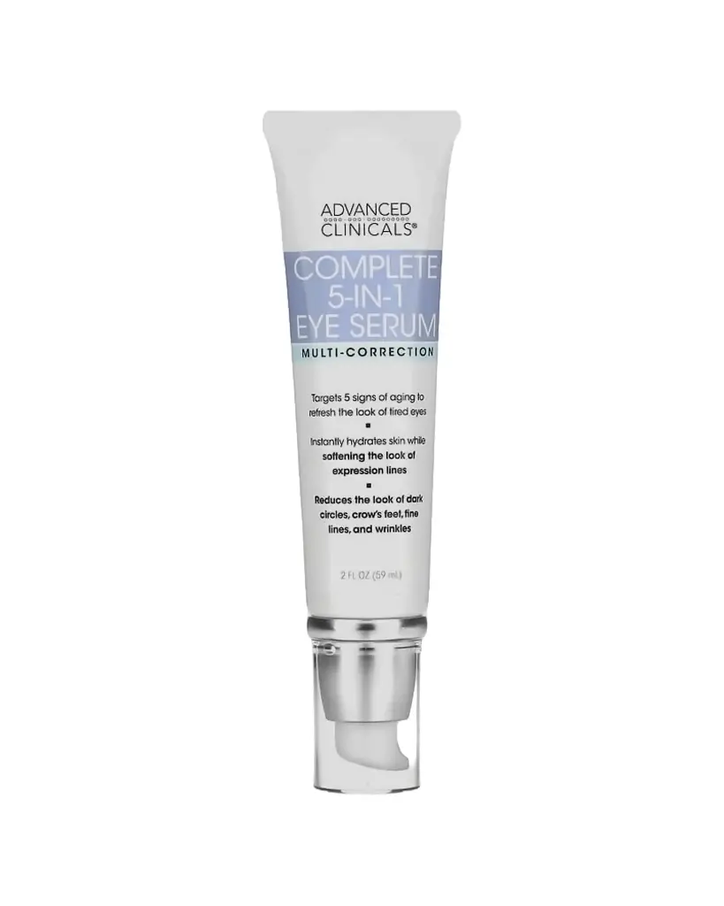 Advanced Clinicals, Sérum corrector múltiple de contorno de ojos 5 en 1, 59 mll