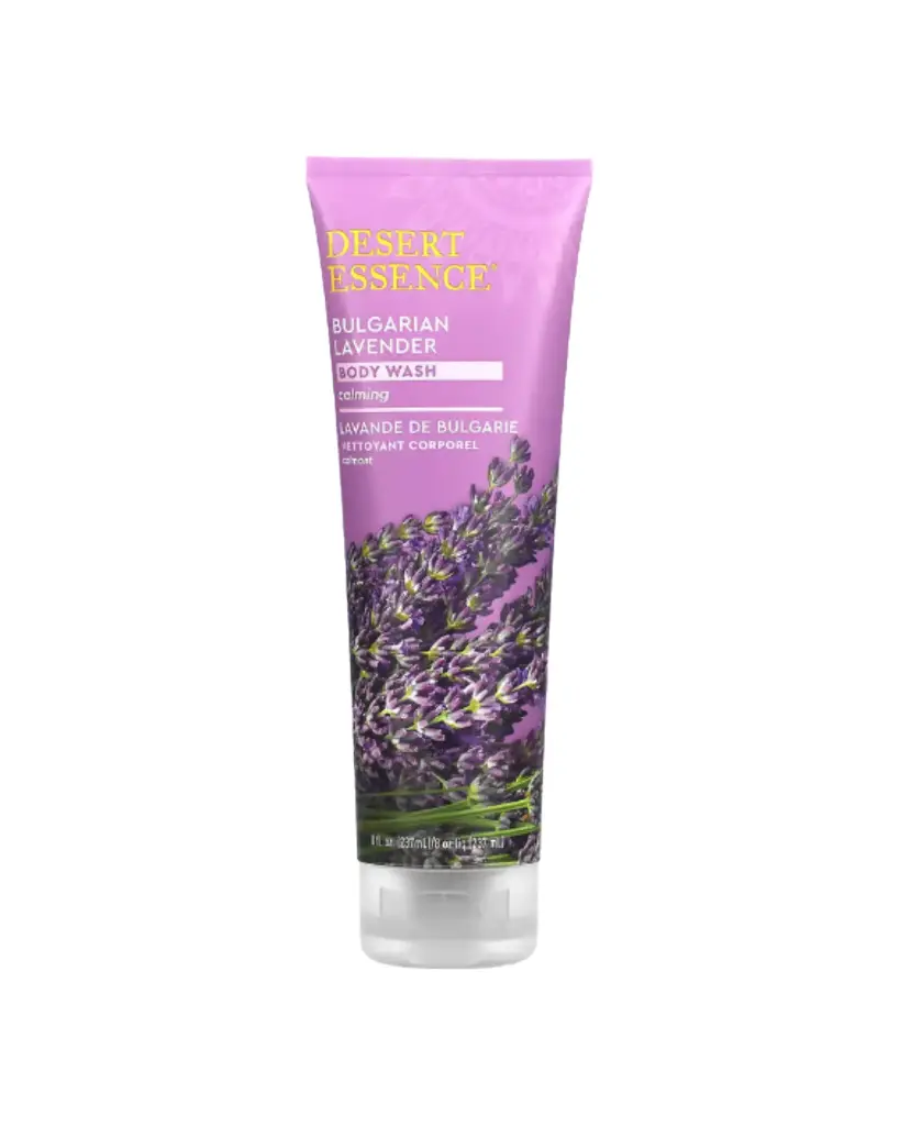 Desert Essence, Jabón líquido para el cuerpo, con Lavanda búlgara efecto relajante en la piel, 237 ml