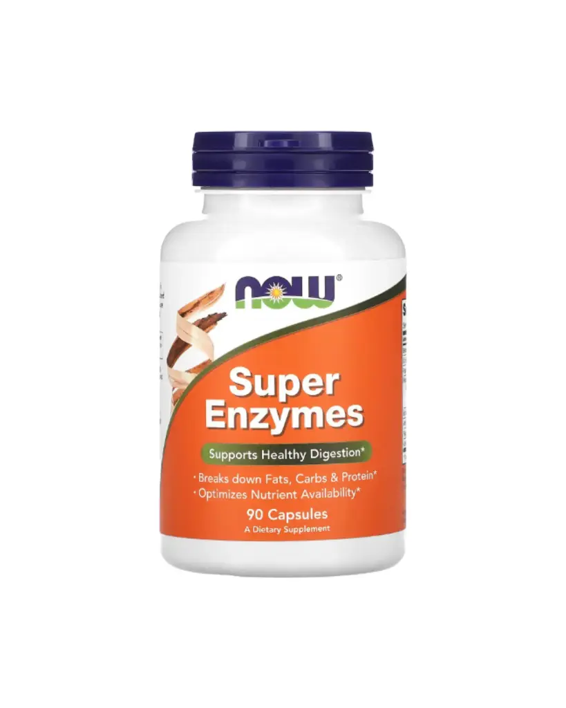 Now Foods, Súper Enzimas, mejorar la digestión y absorción de nutrientes, 90 Cápsulas