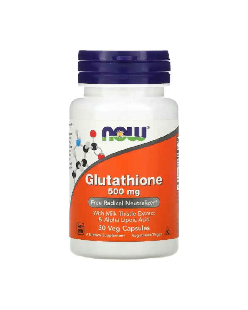 Now Foods, Glutatión, 500 mg, 30 cápsulas vegetarianas
