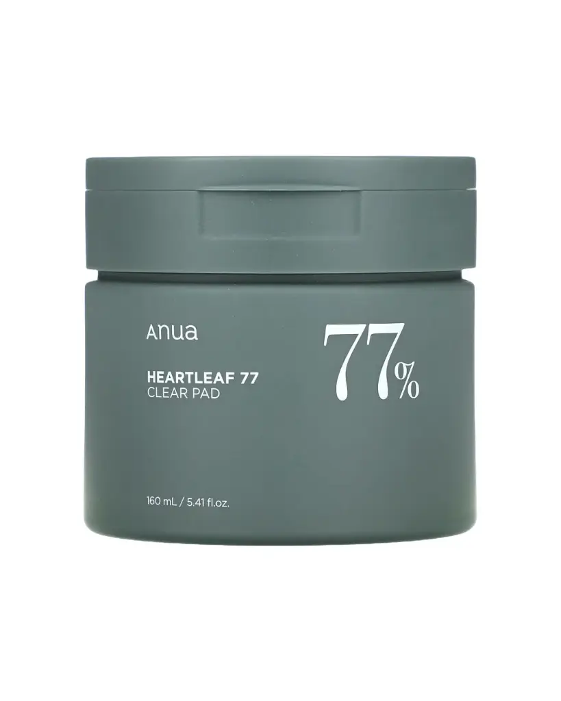 ANUA, Heartleaf 77%, Almohadilla transparente, 160 ml (5,41 oz. Líq.)