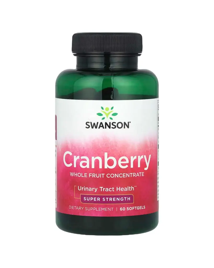 Swanson, Suplemento de Arándano rojo, Concentrado de fruta entera, Superpotencia, 60 cápsulas blandas