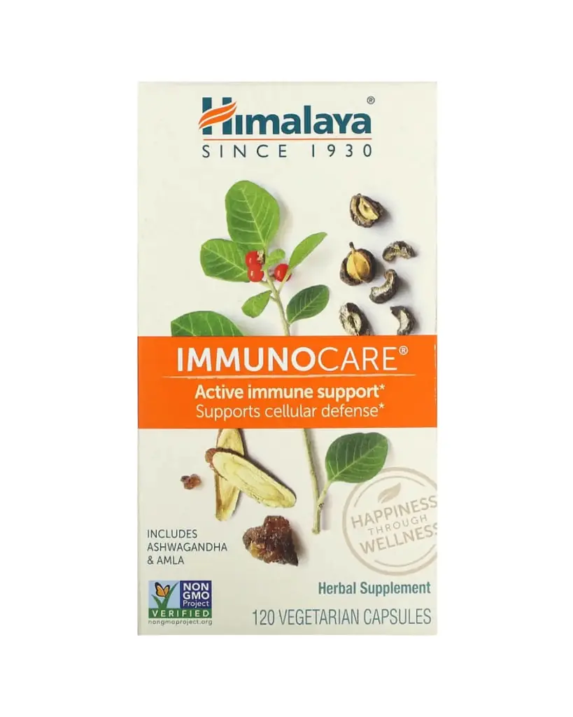 Himalaya, Refuerzo inmunitario activo “ImmunoCare” 120 cápsulas vegetales