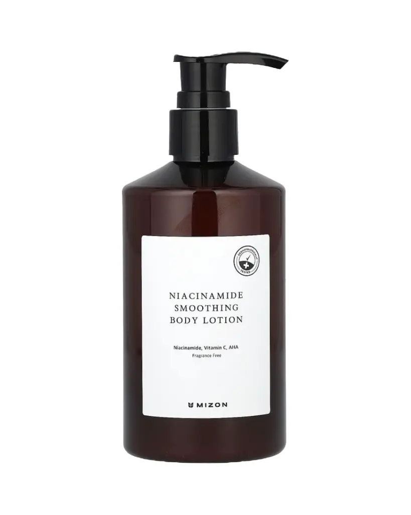 MIZON, Loción corporal suavizante con niacinamida, Sin fragancia, 300 ml (10,14 oz. líq.)