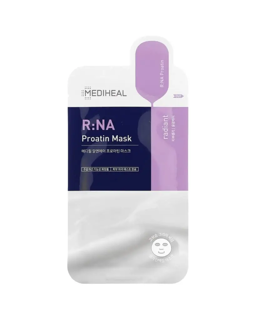 MEDIHEAL, Mascarillas para rostro R: NA Proatin Beauty Mask, 1 lámina, 25 ml (0,84 oz. Líq.)