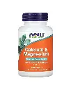 Now Foods, Suplemento alimenticio de calcio y magnesio 100 comprimidos
