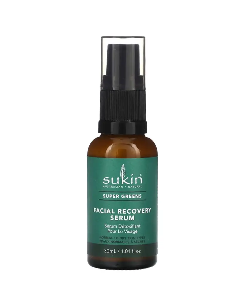 SUKIN, Super Greens, Facial Recovery Serum, 1.01 fl oz (30 ml)