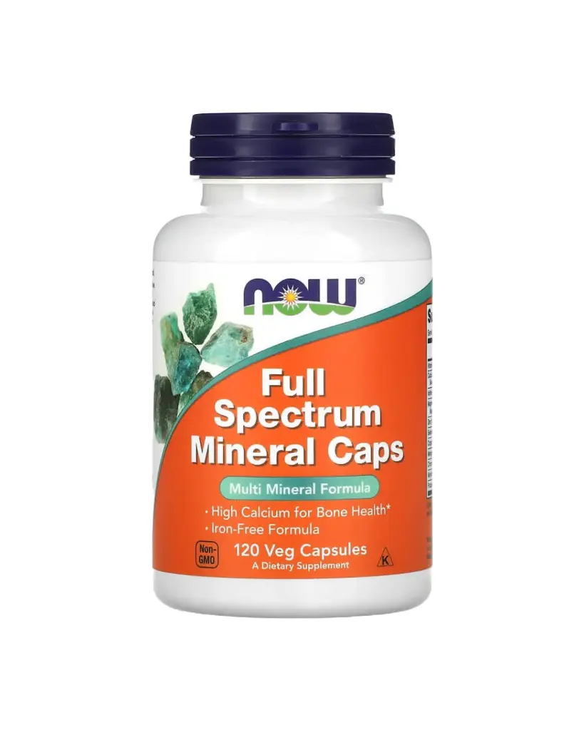 Now Foods, Cápsulas minerales de espectro completo 120 cápsulas vegetales