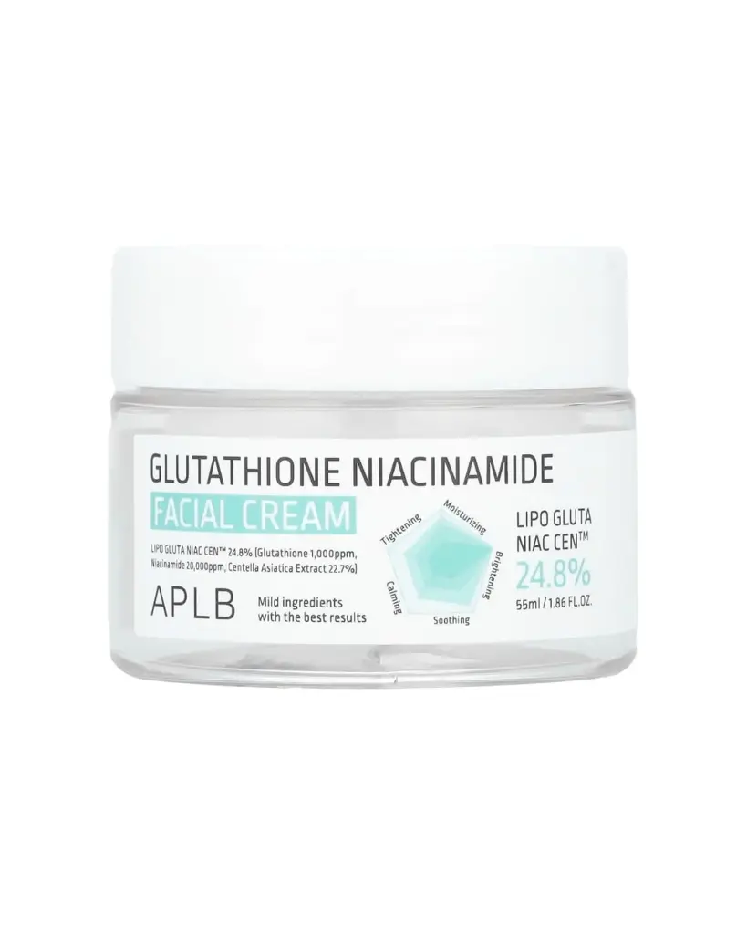 APLB, Crema facial con Glutatión y niacinamida, 55 ml (1,86 oz. líq.)