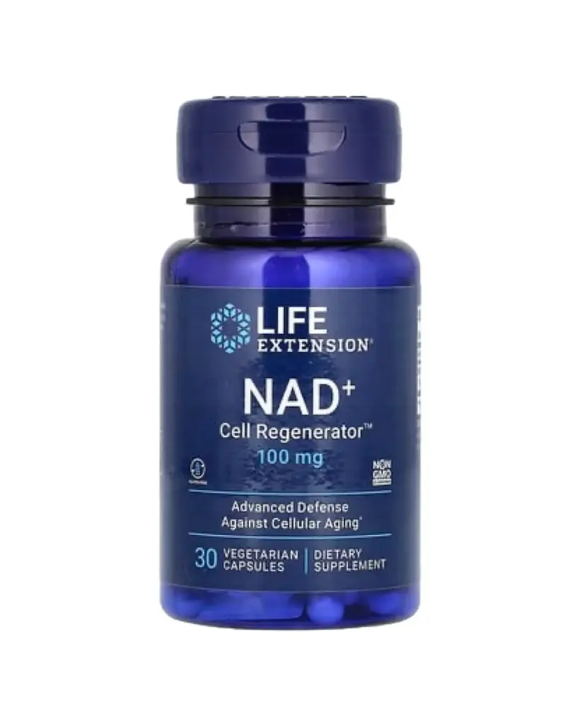 Life Extension, Regenerador celular NAD +, 100 mg, 30 cápsulas vegetales