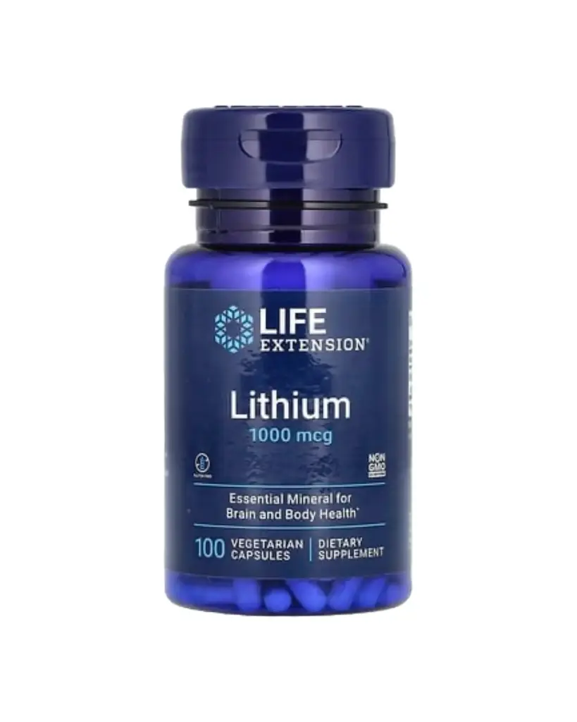 [A0289] Life Extension, Litio, 1000 mcg, 100 cápsulas vegetales
