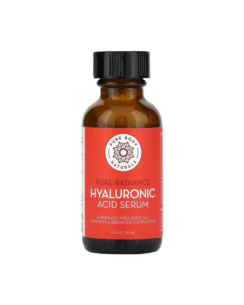 Pure Body Naturals, Hyaluronic Acid Serum, 1 fl oz (30 ml)