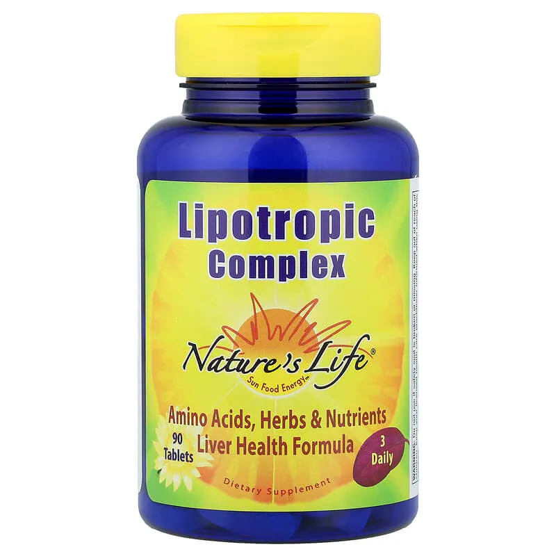 Nature's Life, Complejo lipotrópico`90 comprimidos