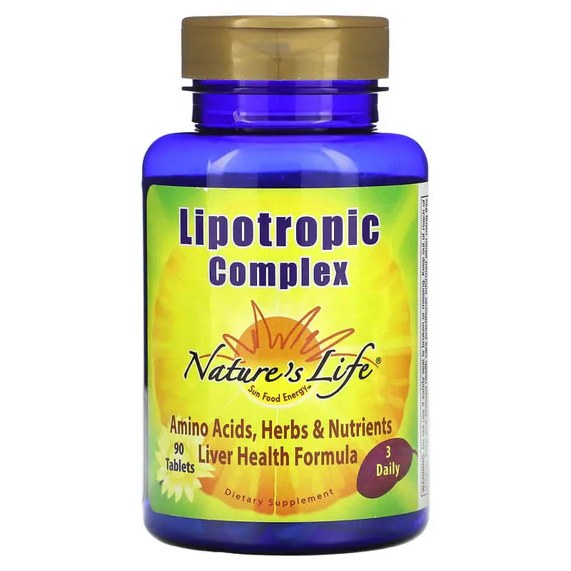 Nature's Life, Complejo lipotrópico`90 comprimidos