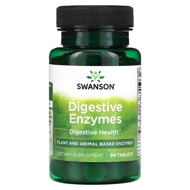 [A0313] Swanson, Enzimas digestivas`90 comprimidos
