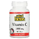 Natural Factors, Vitamina C, Liberación prolongada, 1000 mg, 90 comprimidos