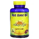 A0329- Nature's Life, Aceite de hígado de bacalao, 180 cápsulas blandas