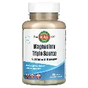 KAL, Magnesio de tres fuentes, 100 comprimidos