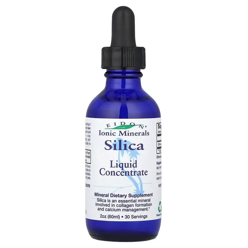 Eidon Ionic Minerals, Sílice, Concentrado líquido, 375 mg, 60 ml (2 oz)