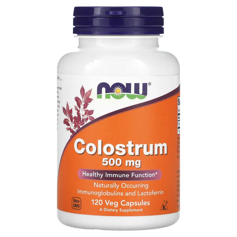 NOW Foods, Calostro, 500 mg, 120 cápsulas vegetales