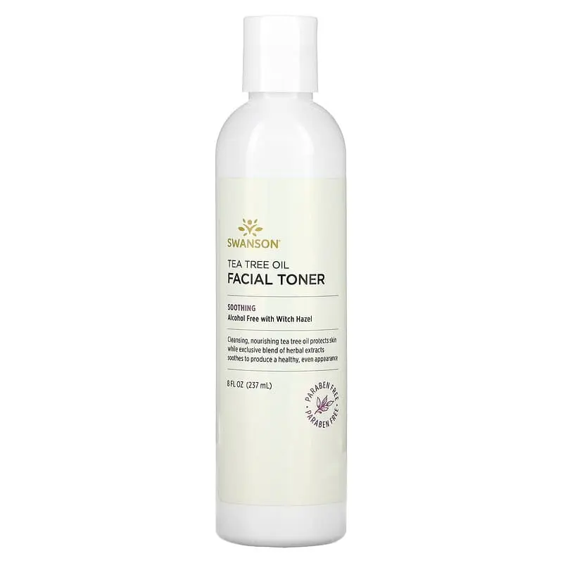 Swanson, Tónico facial con aceite de árbol del té, 237 ml (8 oz. Líq.)