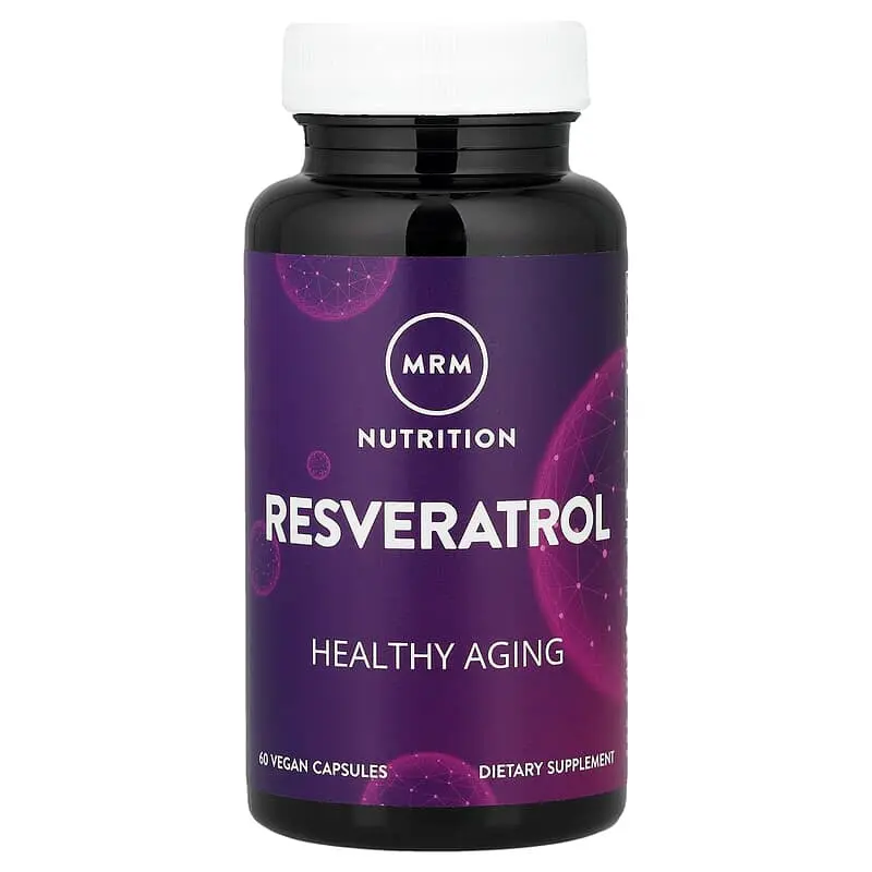 MRM Nutrition, Nutrition, Resveratrol, 60 cápsulas veganas