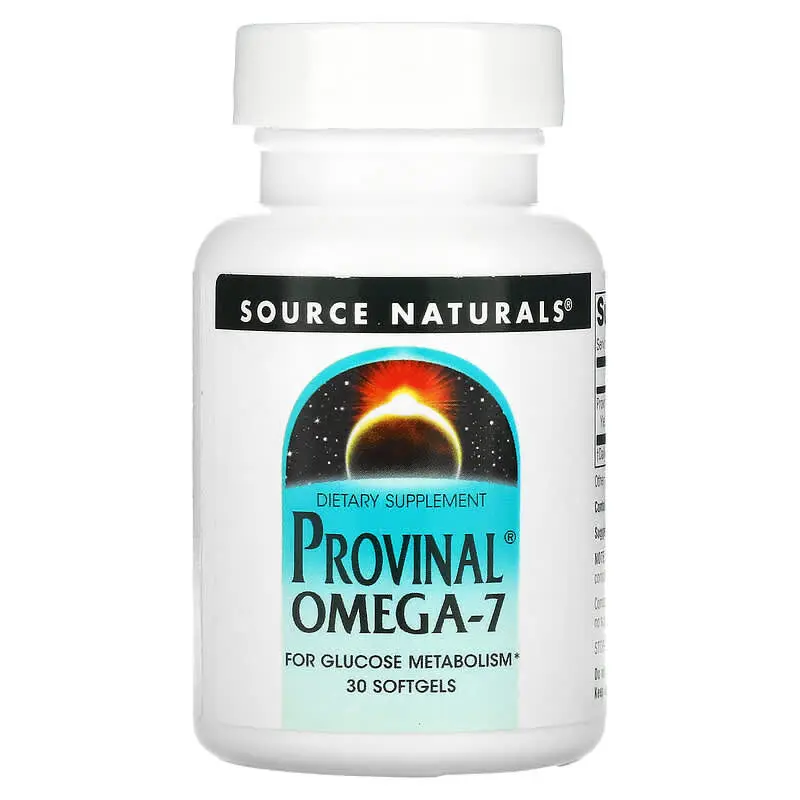 Source Naturals, Provinal, Omega-7, 30 cápsulas blandas