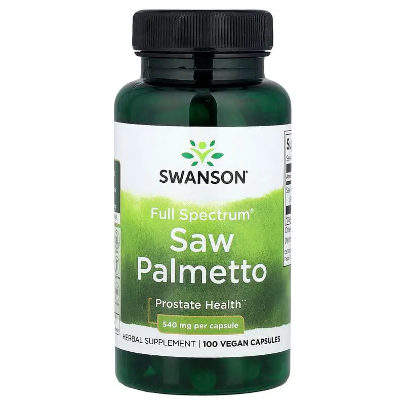 Swanson, Saw Palmetto 540 mg 100 Cápsulas 