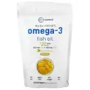 Micro Ingredients, Doble concentración, Aceite de pescado con omega-3 Limón, 240 cápsulas blandas (1000 mg por cápsula blanda)