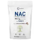 Micro Ingredients, NAC con NAD+, 300 cápsulas blandas