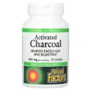 Natural Factors, Carbón vegetal activado, 90 cápsulas blandas (250 mg por cápsula blanda)