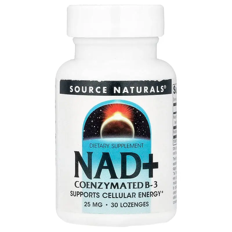 Source Naturals, NAD+, Vitamina B3 coenzimada, 30 pastillas