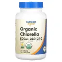 Nutricost, Clorela orgánica, 500 mg, 240 comprimidos
