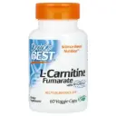 Doctor's Best, Fumarato de L-carnitina con carnitina Biosint, 60 cápsulas vegetales (500 mg por cápsula vegetal)