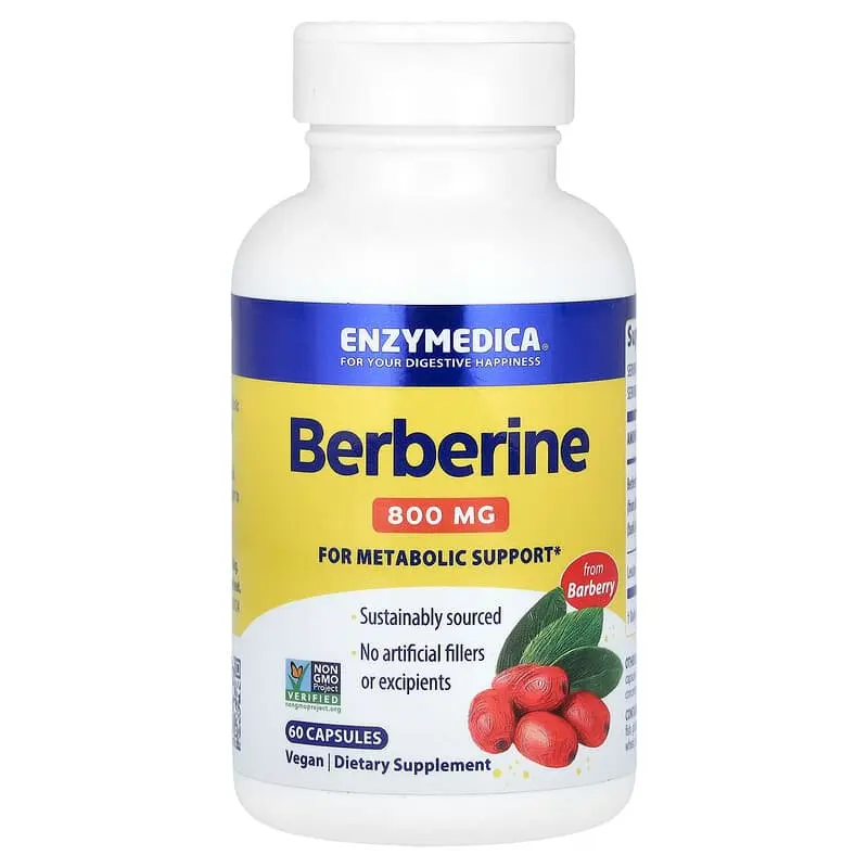 Enzymedica, Berberine, 60 Capsules