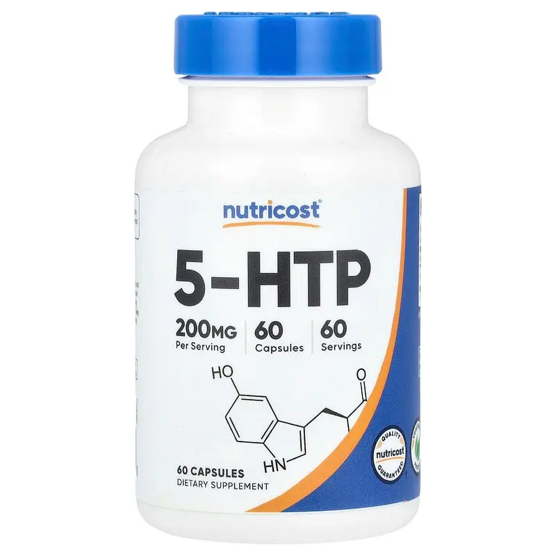 Nutricost, 5-HTP, 200 mg, 60 cápsulas