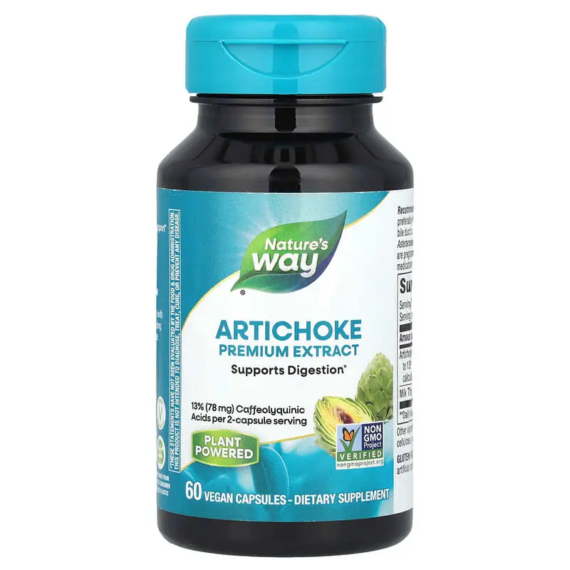 Nature's Way, Alcachofa, Extracto Premium, 60 Cápsulas Veganas