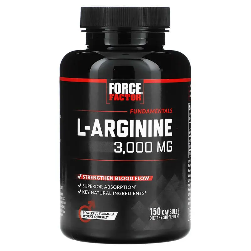 Force Factor, L-Arginina, 150 Cápsulas