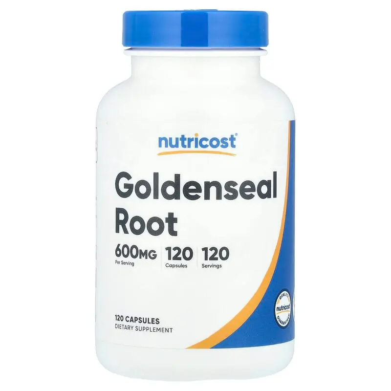 Nutricost, Raíz de sello de oro, 600 mg, 120 cápsulas