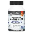 BioSchwartz, máxima absorción, glicinato de magnesio, 120 cápsulas vegetales.