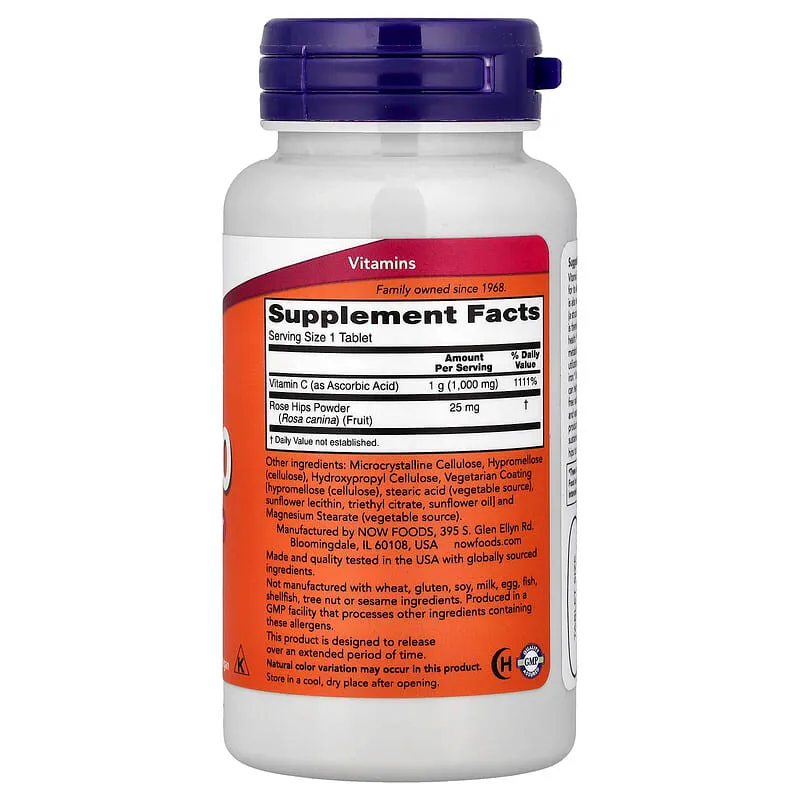 NOW Foods, C-1000, 60 Tablets
