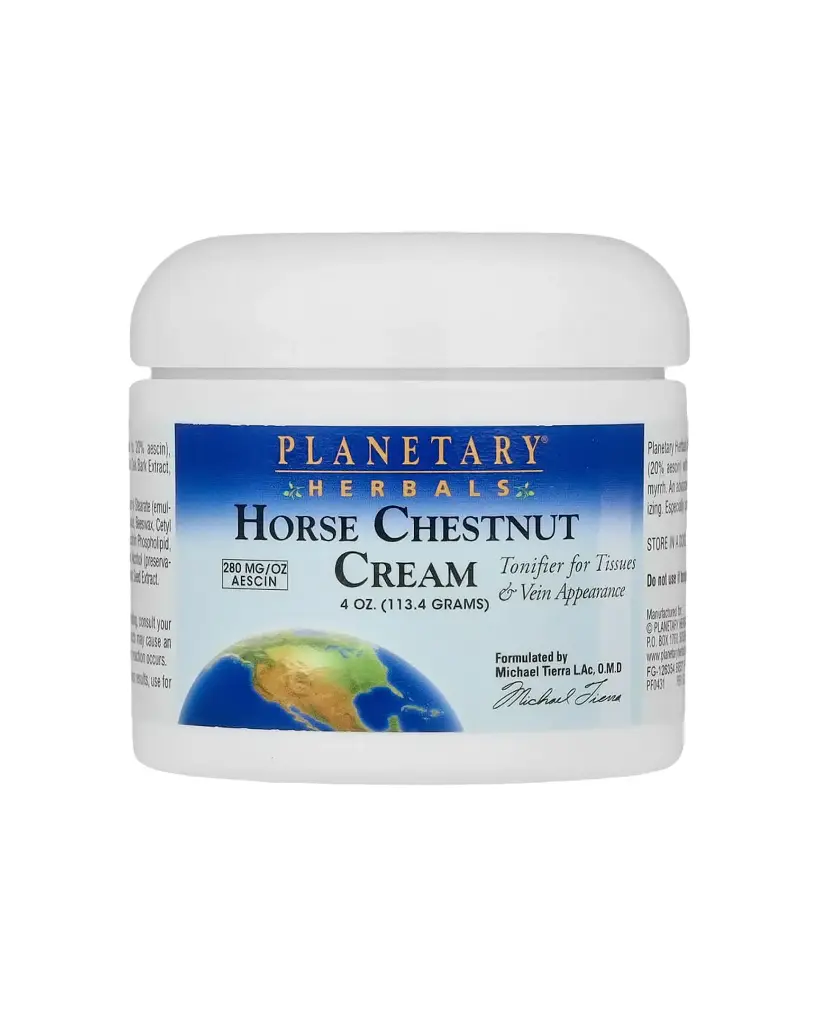 [A0013] Planetary Herbals, Crema de castaña de Indias para aliviar la inflamación, 113.4 g