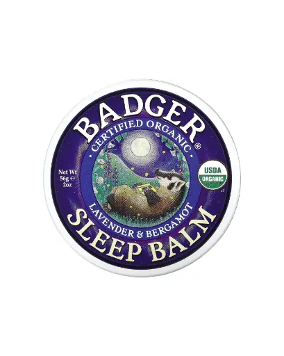 [A0032] Badger Company, Bálsamo orgánico para dormir, lavanda y bergamota, 56 g