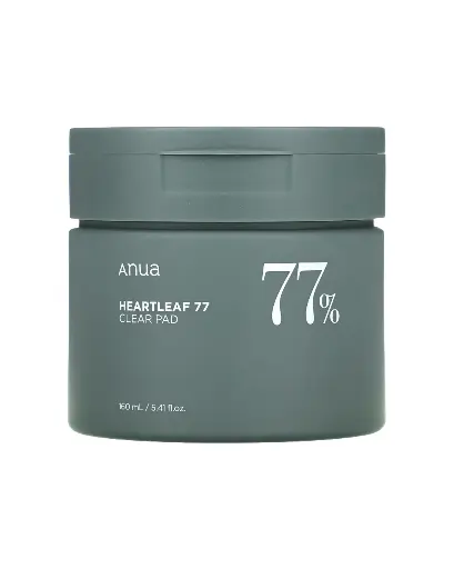 [A0156] ANUA, Heartleaf 77%, Almohadilla transparente, 160 ml (5,41 oz. Líq.)